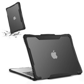 Techprotectus Rugged Laptop Sleeve with Keyboard Cover for Apple 13.6 MacBook Air 2022 M2, Black (TP-RBK-MA13M2)