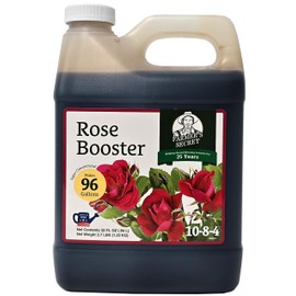 Farmer's Secret Rose Booster Fertilizer (32oz) - Super Concentrated - Formulated for All Types of Roses Throughout The Life Cycle - Encourages Healthy Growth and Vibrant Blooms