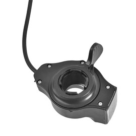 ZENWORYS Ebike Thumb Throttle with LCD Display, Speed Control Handlebar Grips Electric Bike Accessories