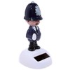 Puckator Policeman Solar Pal FF66, Bleu Foncé/Noir/Rose/Gris, 5,5 x 5