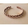 Pure Copper Bracelet Solid Heavy Twist Arthritis Pain Therapy Healing
