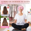 2 Pcs Gorro de Seda para Dormir, Gorro De Dormir
