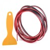 Red Metallic Gloss Interior Decorative Strips for Cars Commercial Vehicles
