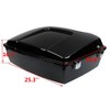 TCMT 10.7" Chopped Tour Pack Trunk for Harley Touring Models