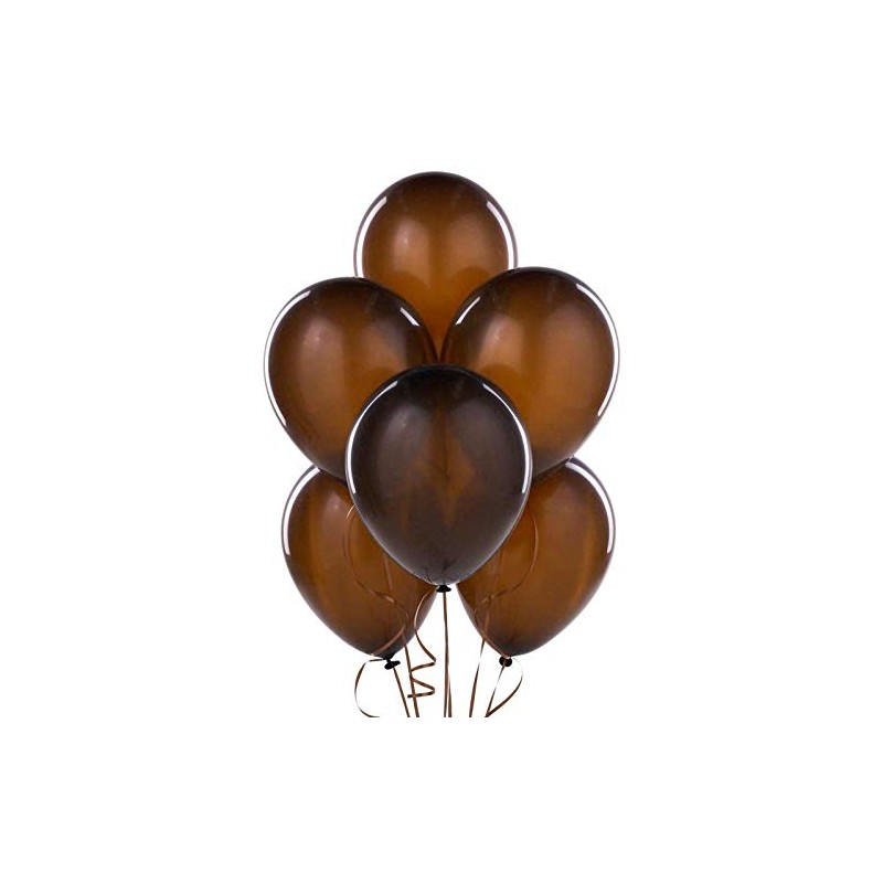 25pcs Plain 12" Brown Helium Quality Latex Balloons Birthday Wedding
