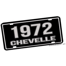 Compatible with Chevelle Year 1972 Reproduction Car Company Garage Signs Metal Vintage Style Decor Metal Tin Aluminum Novelty License Plate