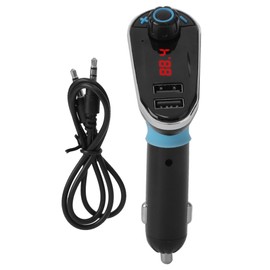 Dual USB Car Wireless MP3 Audio Player Hands Free Calls 88.1-107.9MHz FM31 Transmitter