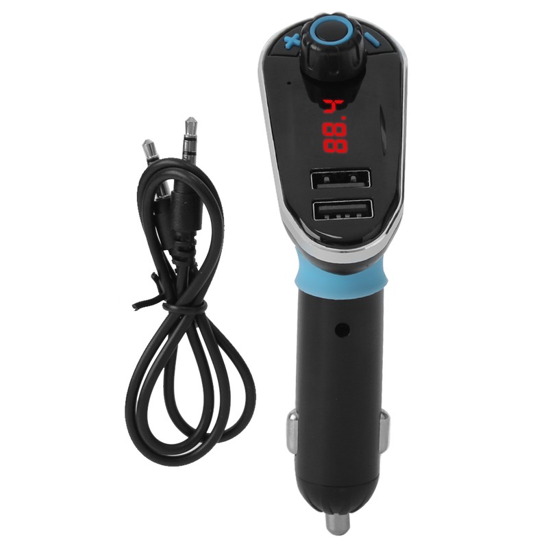 Dual USB Car Wireless MP3 Audio Player Hands Free Calls