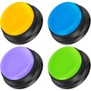 4 Pieces Dog Communication Button Registration Button for Dogs Training