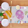 XIANNVXI Easter Eggs Table Runner, Easter Decoration, Easter Eggs Tablecloth,