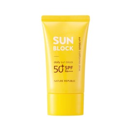 Nature Republic California Aloe Daily Sun Block, SPF 50+ PA++++, 1.92 fl oz (57 ml), Nature Republic