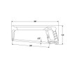 Saw 390 mm Hacksaw Frame Hacksaw Hand Saw with Blade