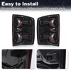 PIT66 Tail Lights，Fit Chevy Silverado 1500 2014-2018/Silverado 2500 HD 3500