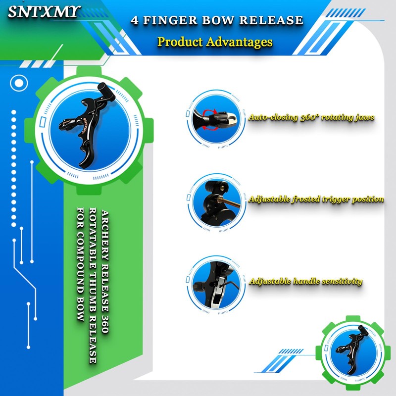 Bow Release for Compound Bow, Archery Release Trigger, Compound Bow