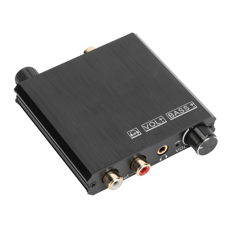 192khz Bass Control DAC Converter Coaxial Spdif for Toslink to