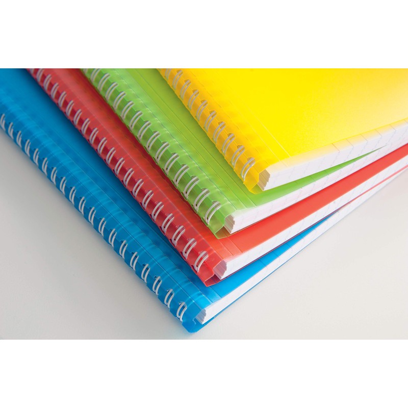 Clairefontaine 376601C College Notepad with Spiral Binding (Squared, 80 Sheets,