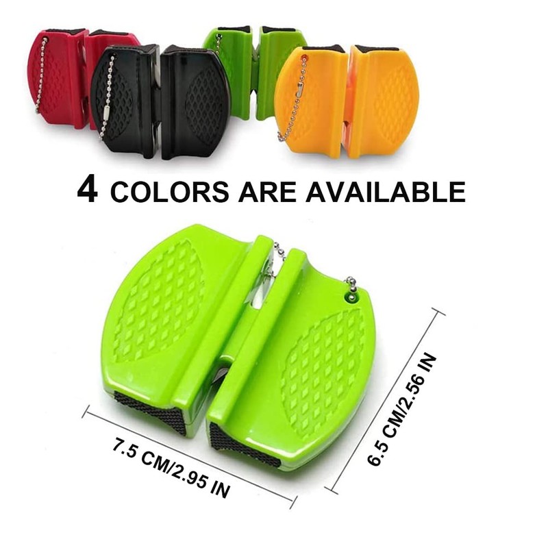 AKOAK 4 Pcs Durable Whetstone Mini Cute Shape Knife Sharpener