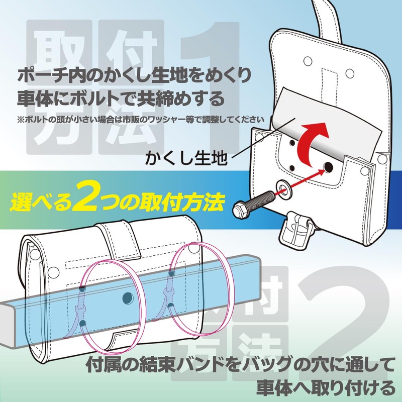 tanakkusu (tanax) etc Pouch (Leather Black) MF – 4706 