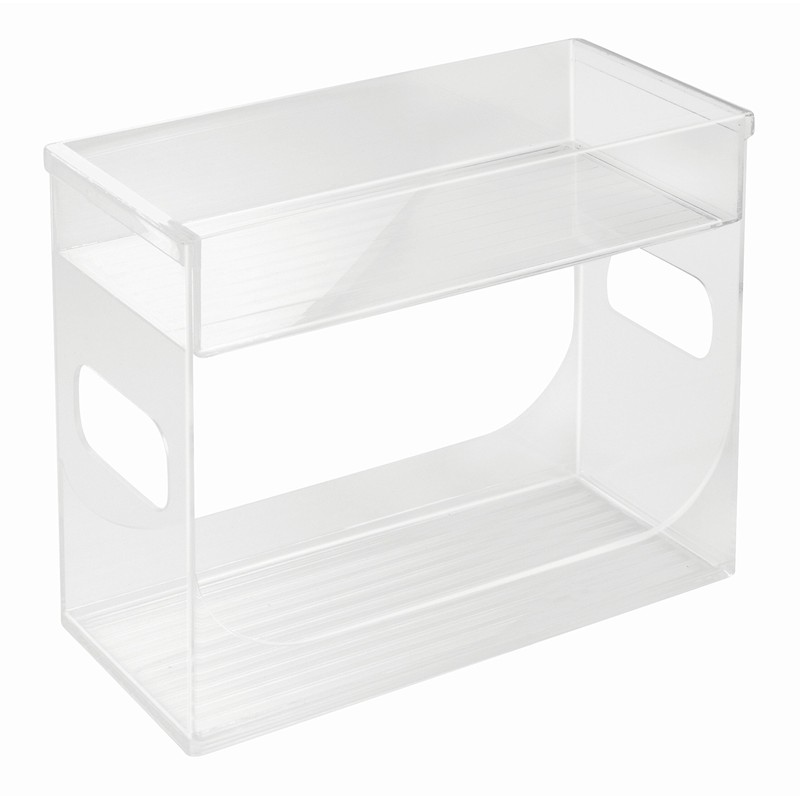 iDesign Cabinet Binz Spice Rack, Clear, 25,75 cm x 11,75