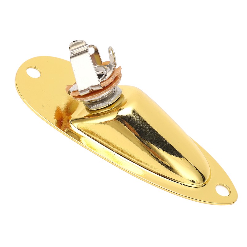 Guitar Input Jack Boat Style 6.35mm Metal Electric Guitar Input