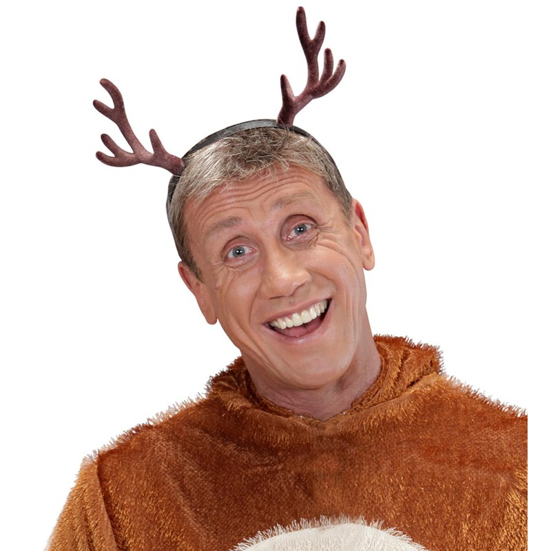 WIDMANN Reindeer Antlers on Headband, Multi-Coloured