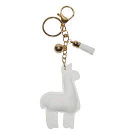 Popfizzy Llama Keychain Accessories, Animal Backpack Key Chain, Rhinestone Purse Charms for Handbags, Gifts for Animal Lovers