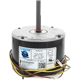 Y7S862C06 - ClimaTek Upgraded Condenser Fan Motor 1/5 HP 810 RPM 208-230V Replaces Zhongshan Broad-Ocean
