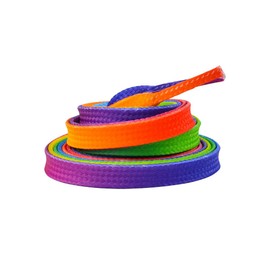 Bont Cordones encerados Skates – 6 mm y 8 mm -47 pulgadas 71 pulgadas 89 pulgadas 96 pulgadas 108 pulgadas -Rainbow Hunt, Caza del arco iris, 8mm Wide / 59 inch / 150cm