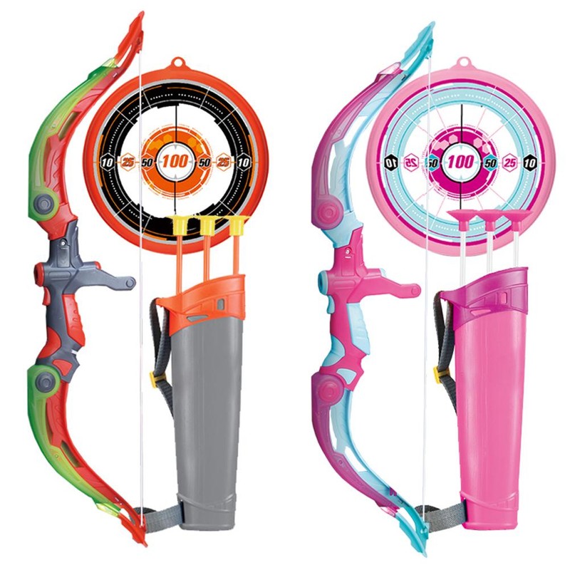 Children Archery Set Including Board Arrow Holder Suction Cup Arrows