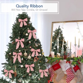 Royal Imports Red/White Candy Cane Christmas Ribbon, 2.5" (#40) Peppermint Design for Floral, Craft, Holiday Decoration, 25 Yard Roll (75 FT Spool) Bulk