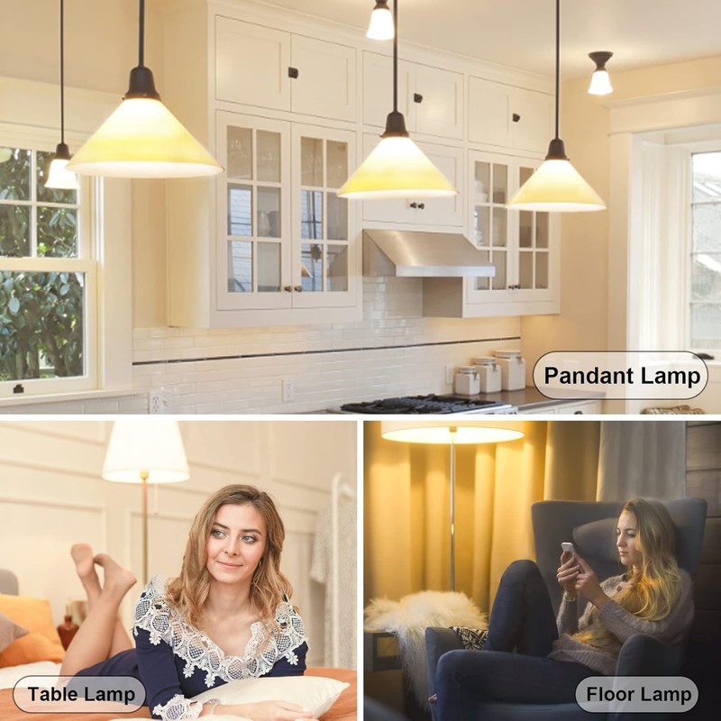 Jardhom LED Light Bulb, G120 Globe Bulb,15W Globe Light Bulbs,