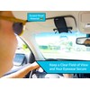Sunny Sleeve Sunglasses Holder for Car Visor – Dual Storage