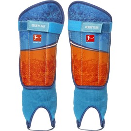 Derbystar Shin Guards-853004 Shin Guards Blau/Orange XXS