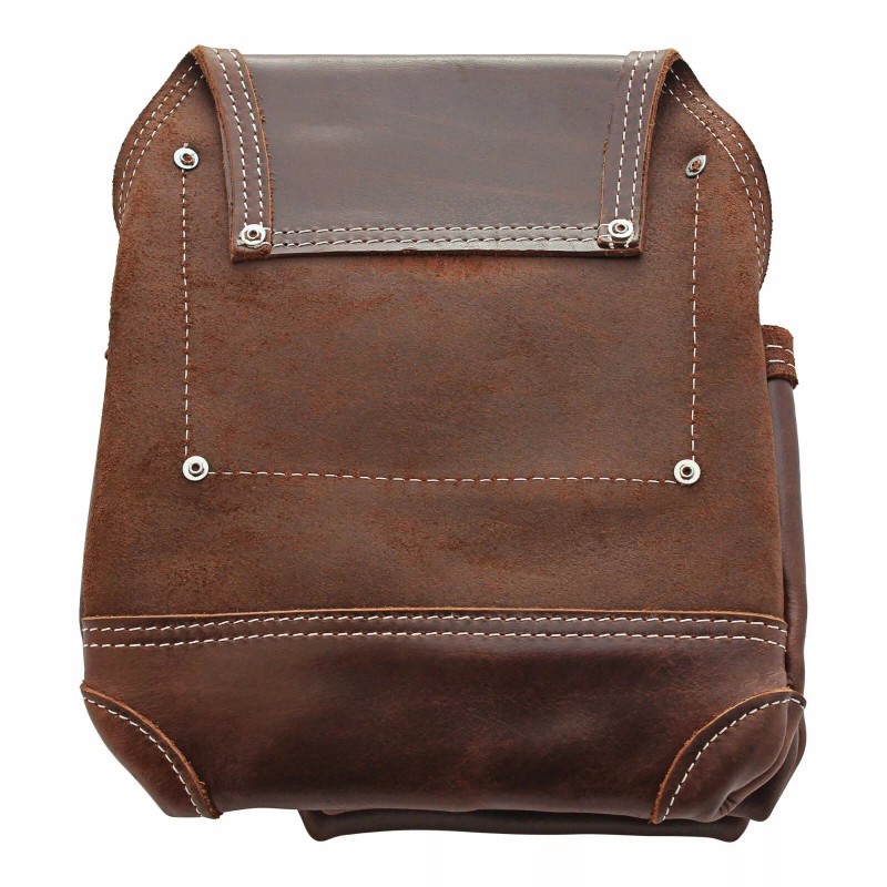 TradeSmith TS5229- 7 Pocket Top Grain Leather Tool Pouch