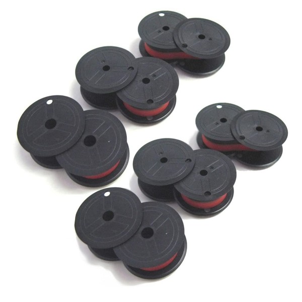 6 Calculator Ribbons Replacement for Canon MP11DX Canon MP-11DX Black Red - Adding Machine Ribbon Canon mp 11dx Ink canonmp11dx - Calculator Ribbon Universal
