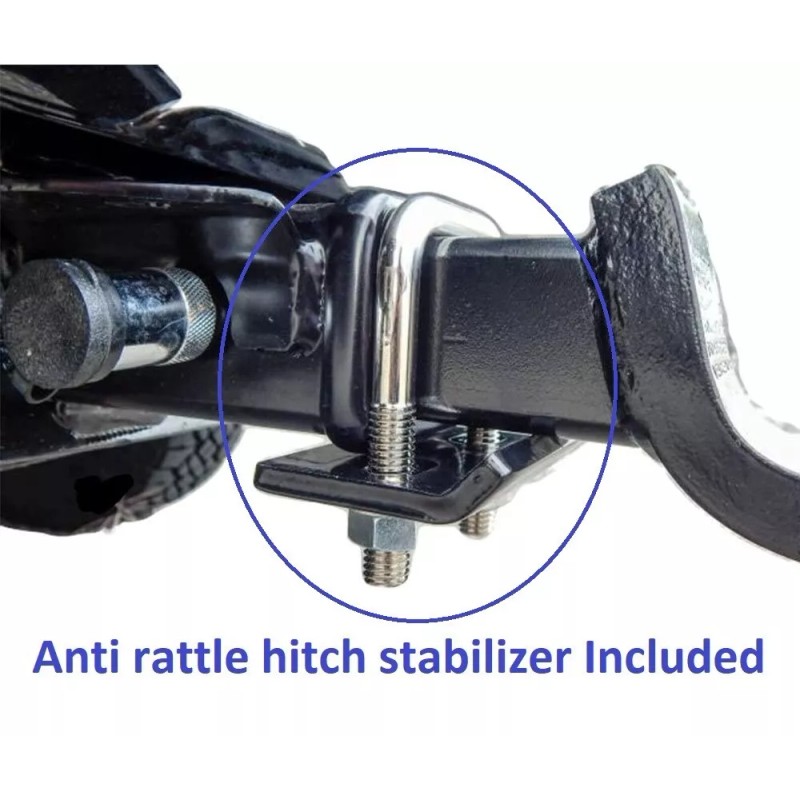 KINSTECH Chrome Heavy Duty Steel Tow Hitch Step Bar 2"
