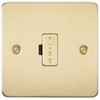 Knightsbridge FP6000BB Brushed Brass FPAV6000BB Flat Plate 13A Fused Spur