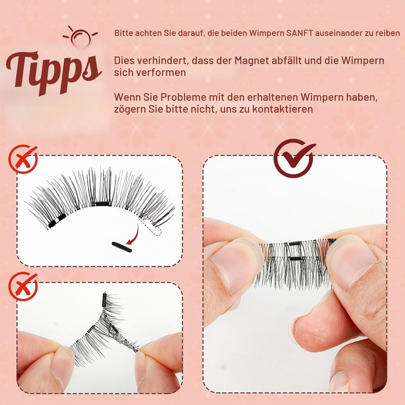Higu clace Magnetic Eyelashes, Magnetic Eyelashes Without Eyeliner, Magnetic Eyelashes