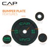 CAP Barbell Economy - Speckled Olympic Bumper Plate Set with