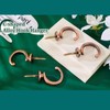 Spritewelry Pack of 4 Screw Hooks C Hanger Hooks Metal