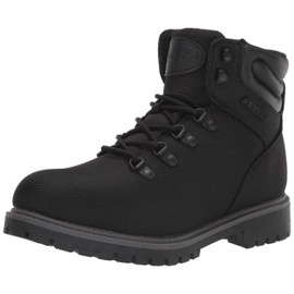 Lugz Women's Grotto II Fashion Boot, Black/Charcoal, 9 M US