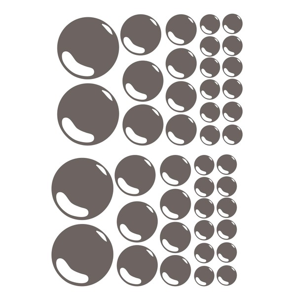 60 Second Makeover Limited Set of 42 Bubbles Bathroom Tile