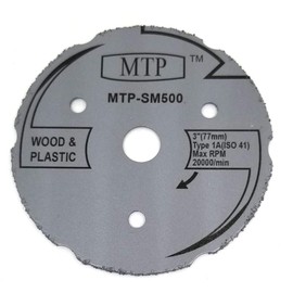 MTP Brand Pack of 6 Assort 3" Wood Plastic Metal Tile Cutting Wheel Compatible to use for Dremel SM600 Saw Max - 7/16" Arbor
