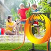 DAYSUP Garden Hose Holder, 4 Spikes Freestanding Water Hose Holder