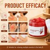2 Pcs Warming Massage Gel for Body, Natural Herbal Body