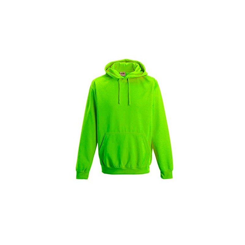 noTrash2003 Neon Sweatshirt with Hood Fluorescent Various Colours and Sizes,