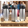 Coffee Carafe for Keeping Hot - 102oz/3L Airpot Coffee Dispenser