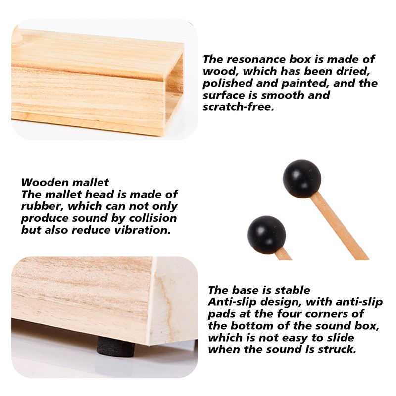 Eruceky Tuning Fork with Wooden Box Tuning Fork for Sound
