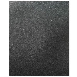 arkCRAFT 5 x A4 Premium Quality 160gsm Glitter Card Sheets (Black)