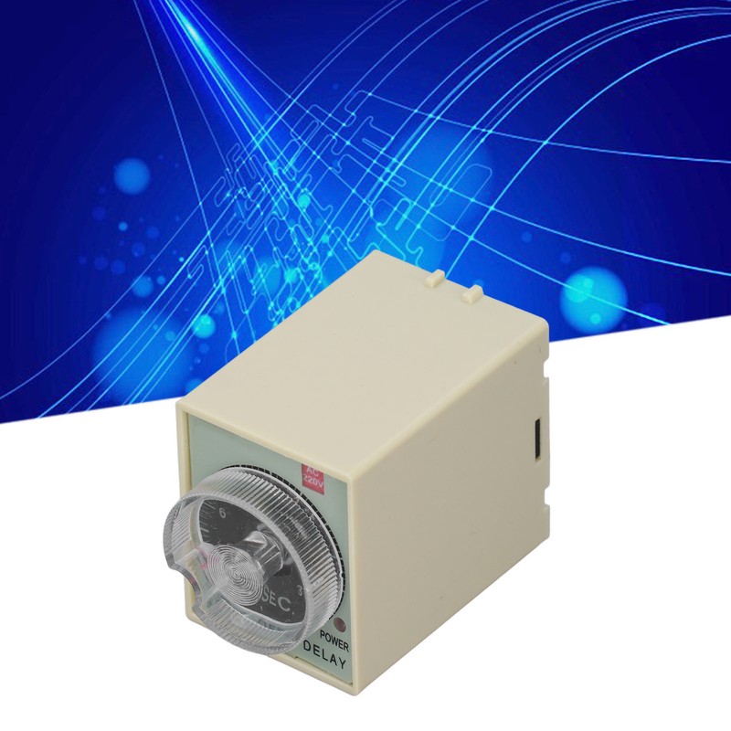 Time Delay Relay Long Lasting Fine Workmanship Small Volume ABS